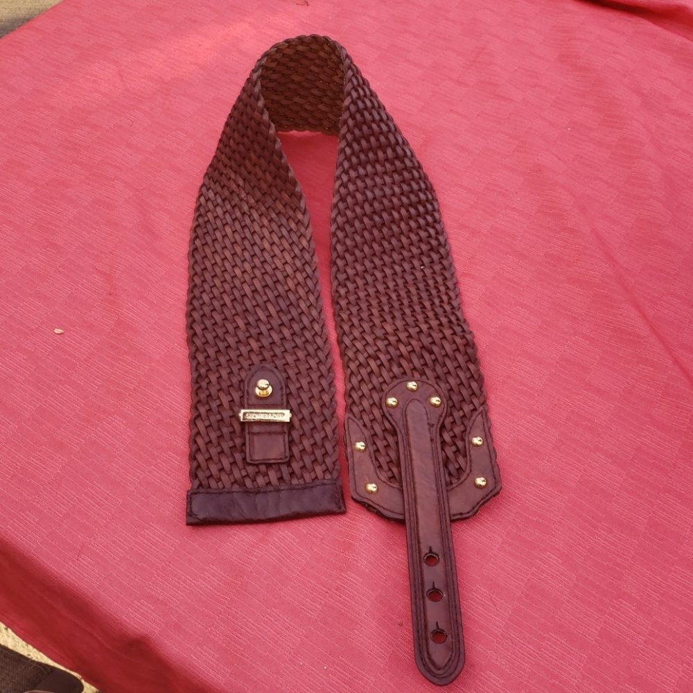 Michael Kors Braided Leather Belt